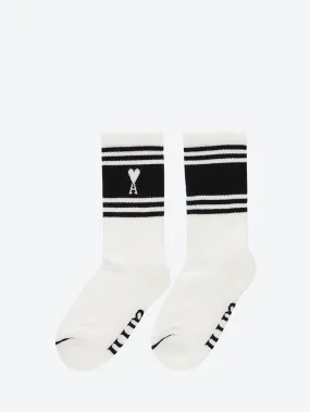 Ami de cœur stripe socks