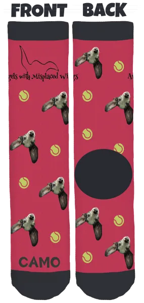 Angels With Misplaced Wings Crew Socks