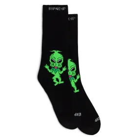 Black Bah Humbug Socks for Optimal Festive Wear