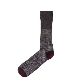 Barbour Glencoe Socks Burgundy