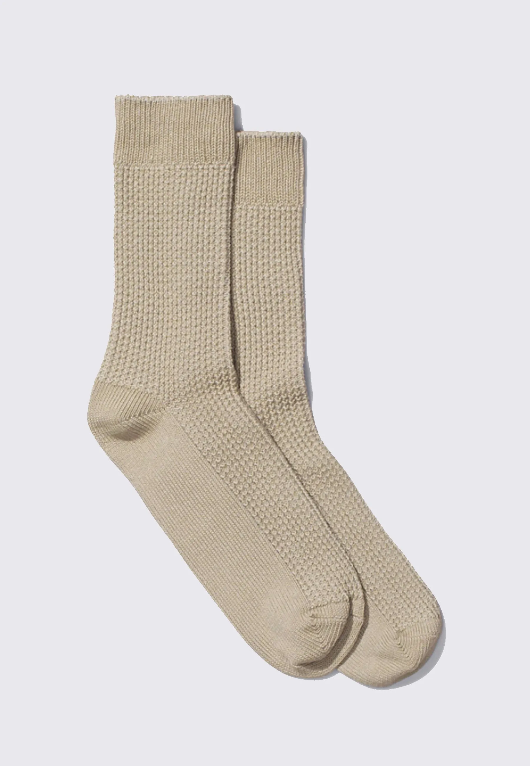 Bjarki Texture Socks - oatmeal