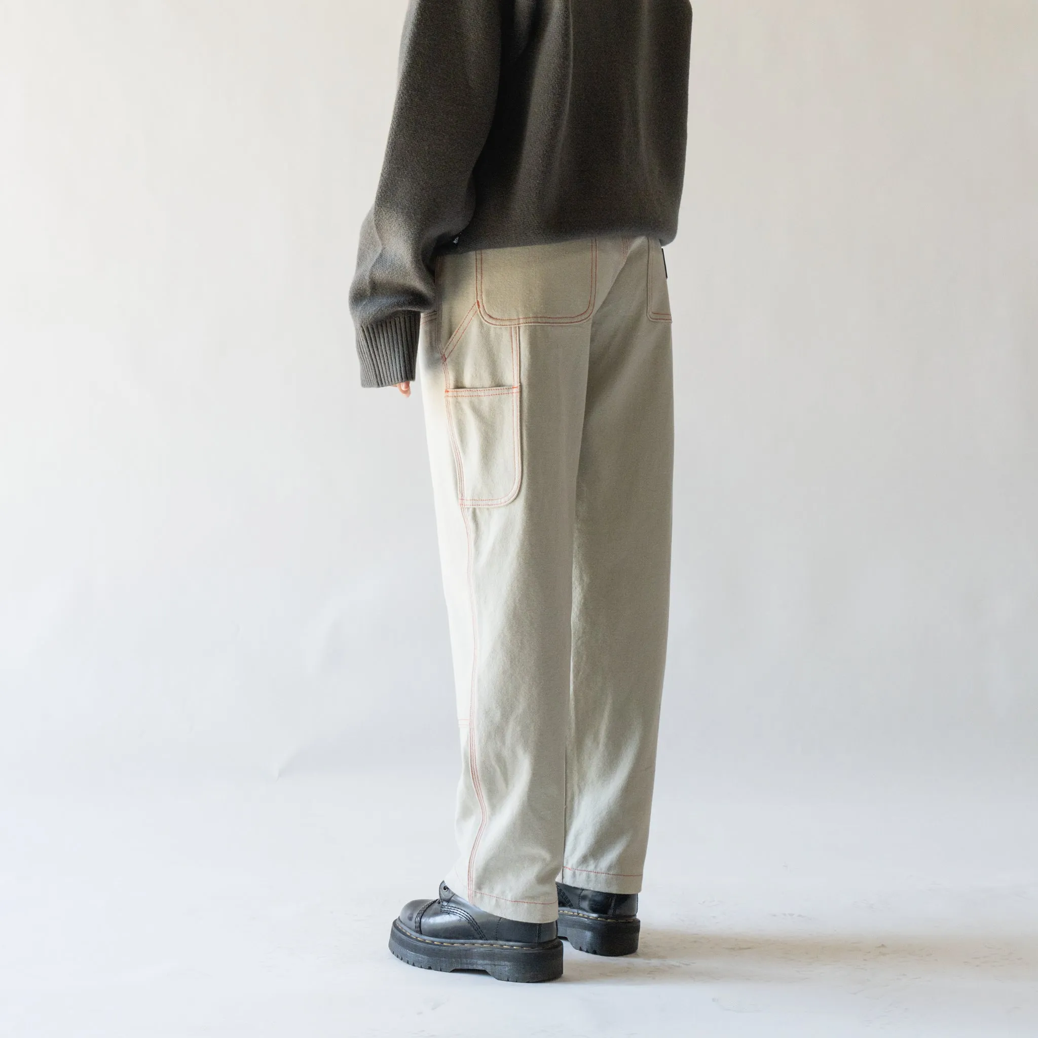 Brace Double-Knee Canvas Carpenter Pant - Moon