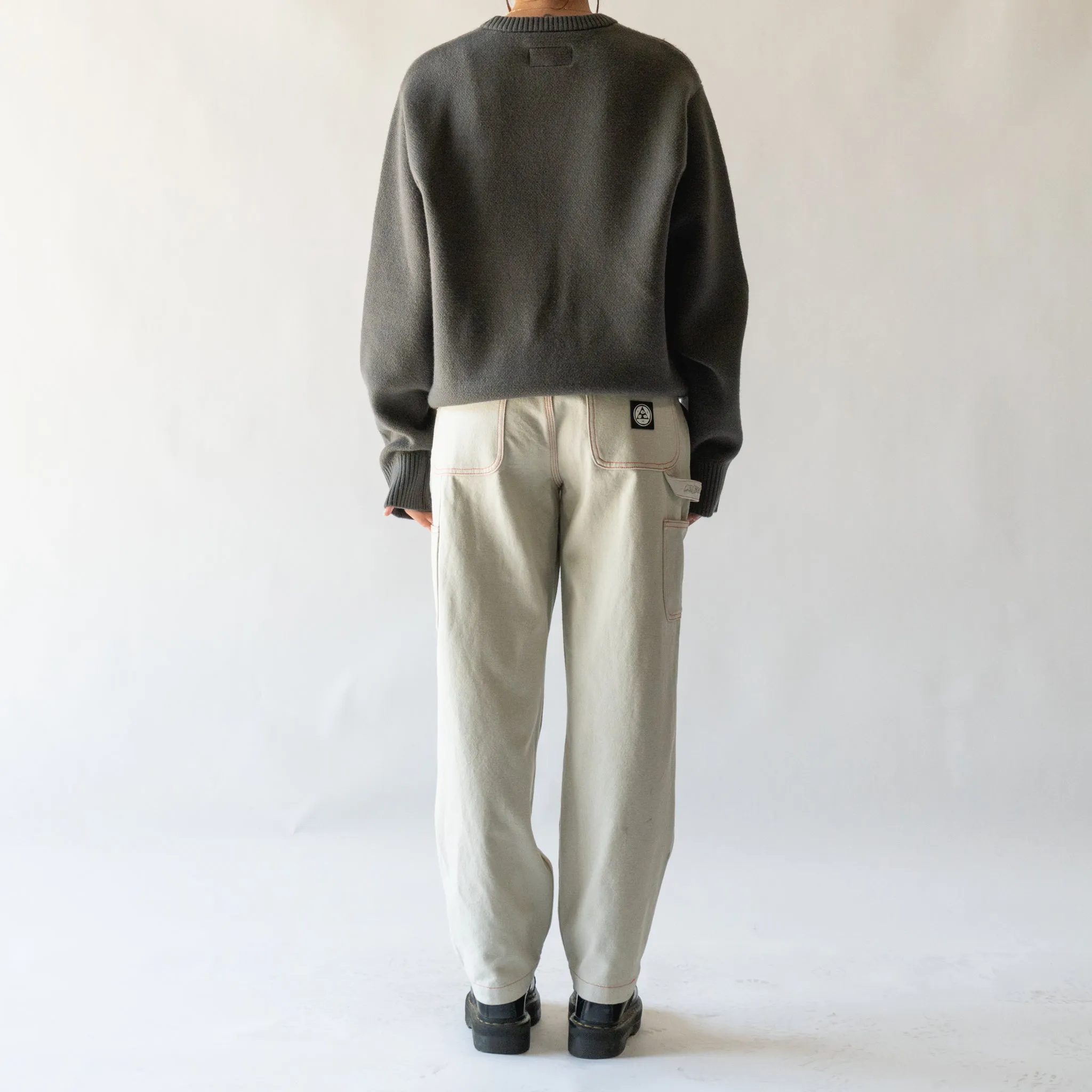 Brace Double-Knee Canvas Carpenter Pant - Moon