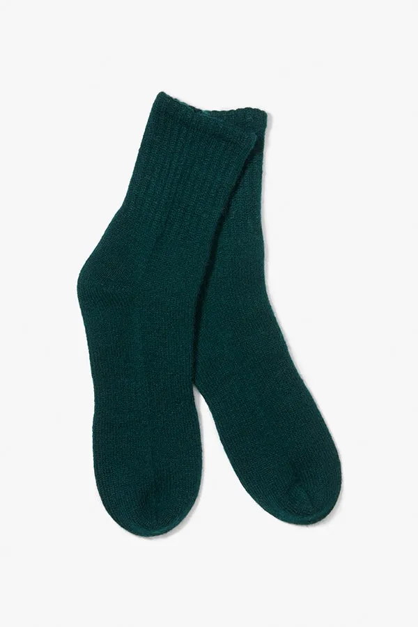 Cashmere Socks :: Hunter Green