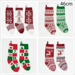 Christmas hanging bag decorative socks