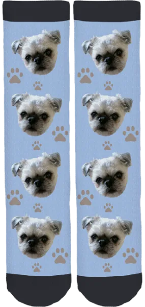 Felix the Pugzu Crew Socks