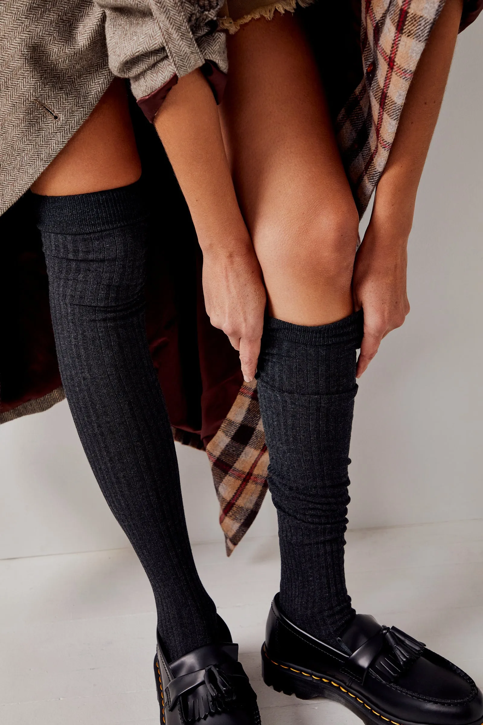 Free People Viola Over The Knee Socks