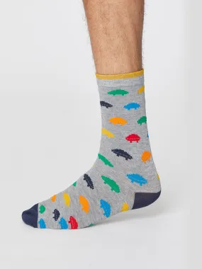 Gaming Socks - Mid Grey Marle