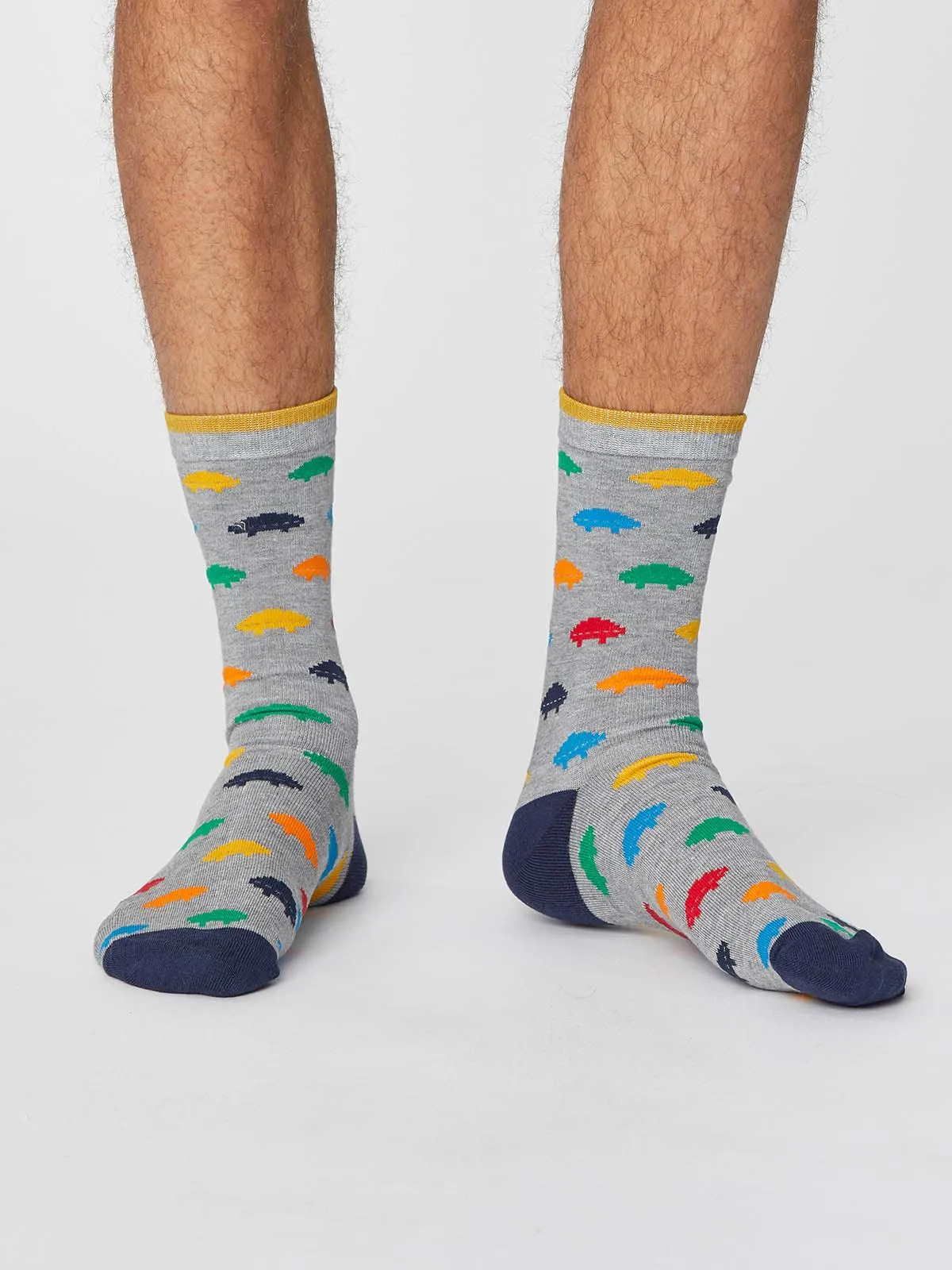 Gaming Socks - Mid Grey Marle