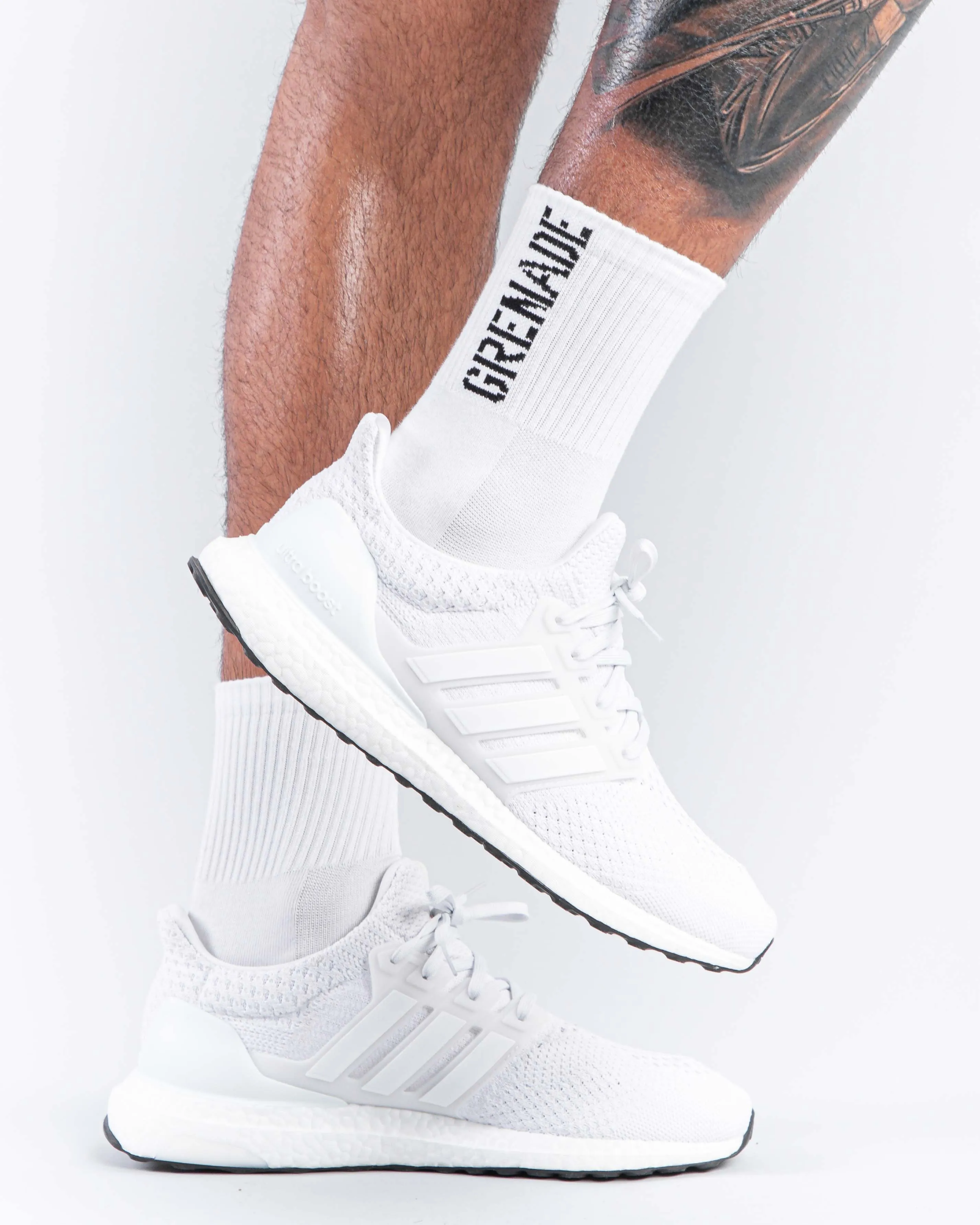 Grenade Socks 2pk - Black / White