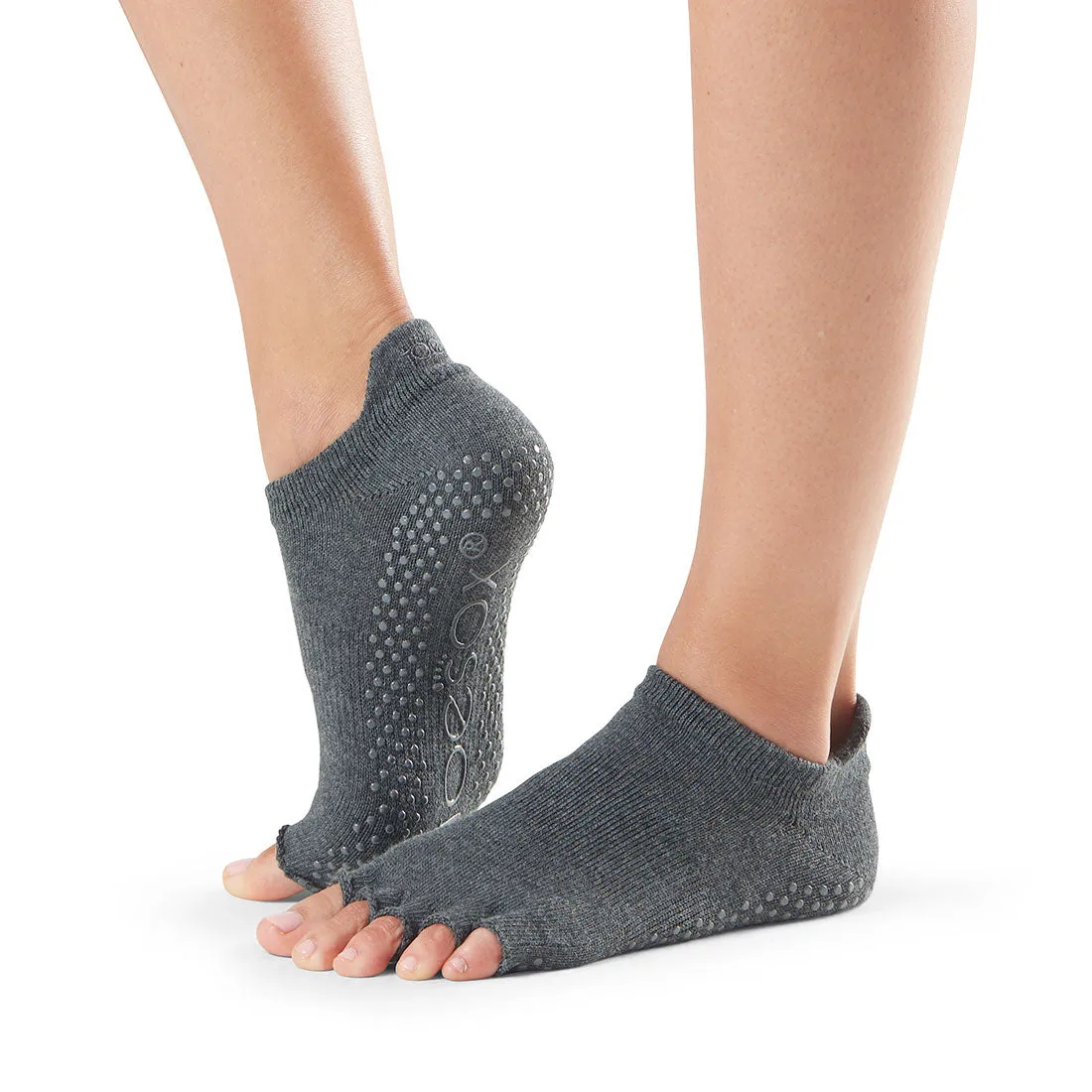 Half Toe Low Rise Grip Socks