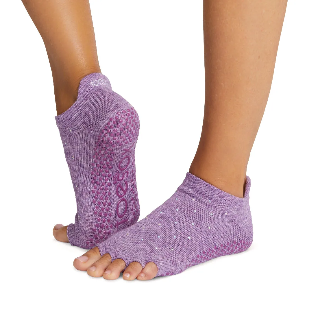 Half Toe Low Rise Grip Socks