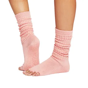 Half Toe Slouch Grip Socks