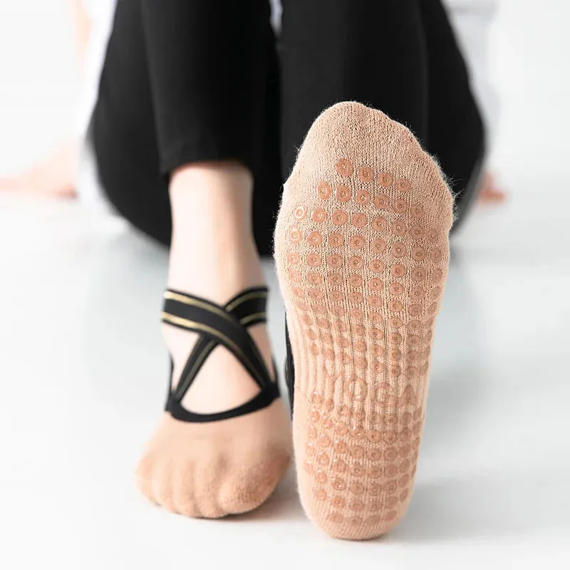 High Quality Bandage Yoga Socks Anti-Slip