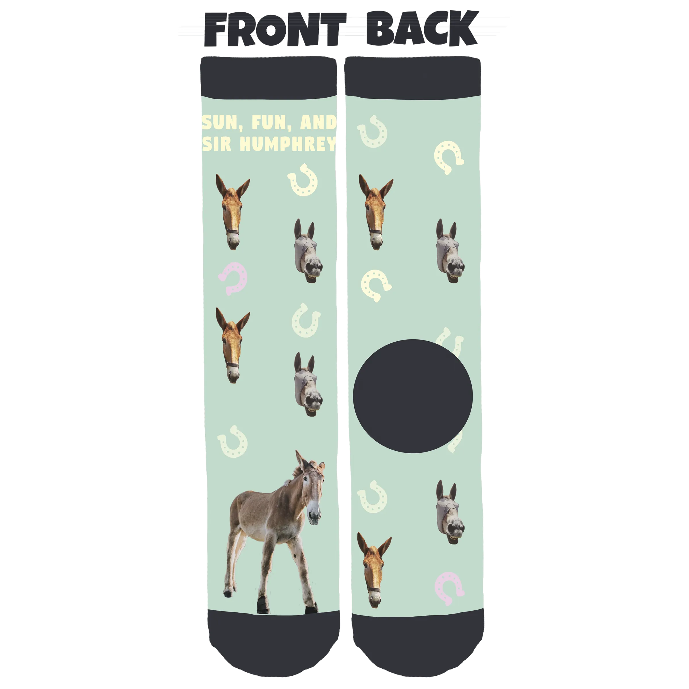 Humphrey The Mule Crew Socks