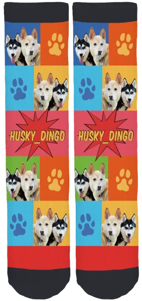 Limited Edition husky_dingo Crew Socks