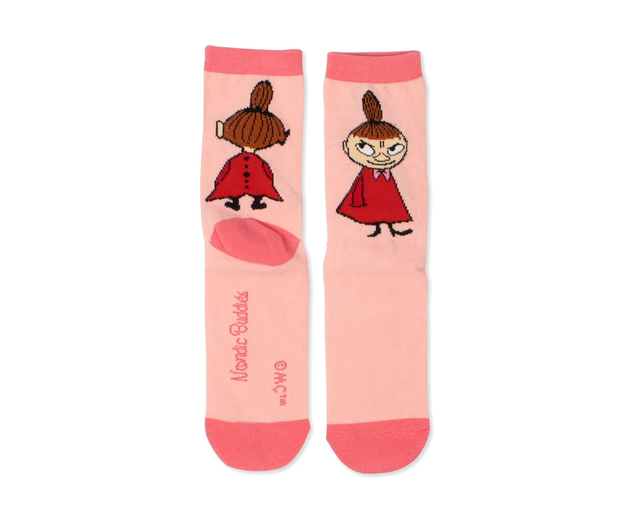 Little Mys Butt Ladies Socks - Pink