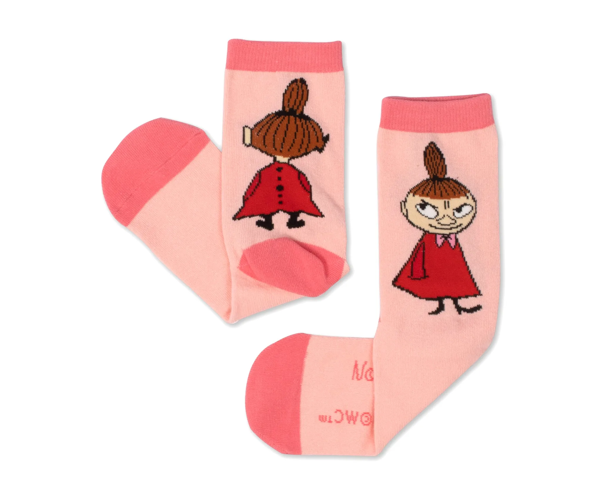 Little Mys Butt Ladies Socks - Pink