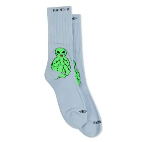 Lord Alien Socks (Light Slate)