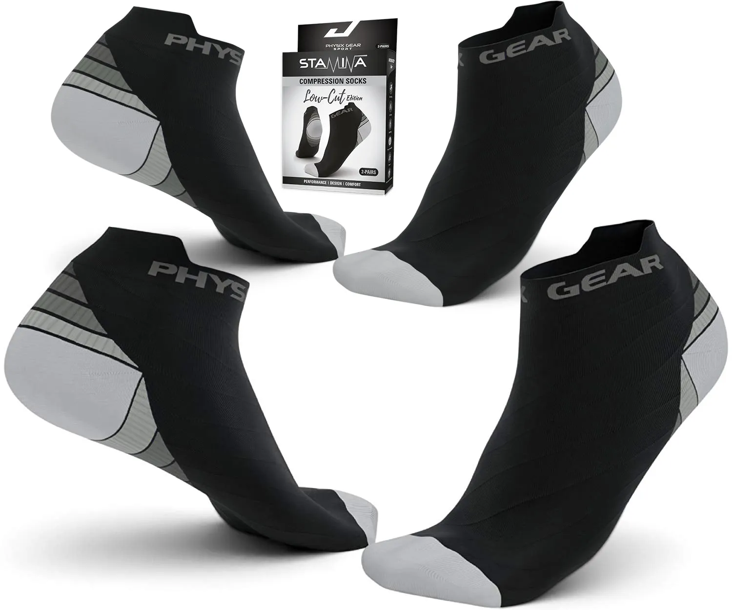 Low Cut Compression Socks - Comfort and Support for Active Feet