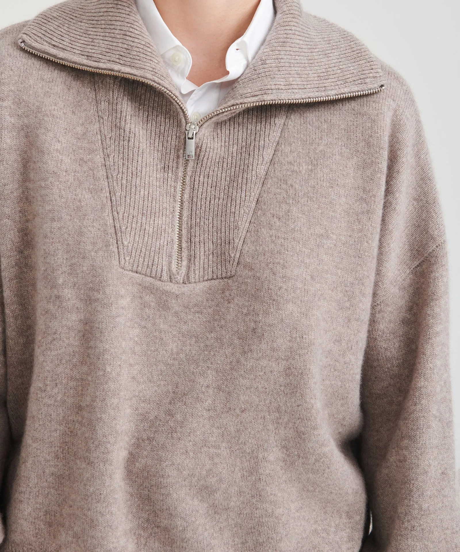 Luxe Cashmere Quarter Zip