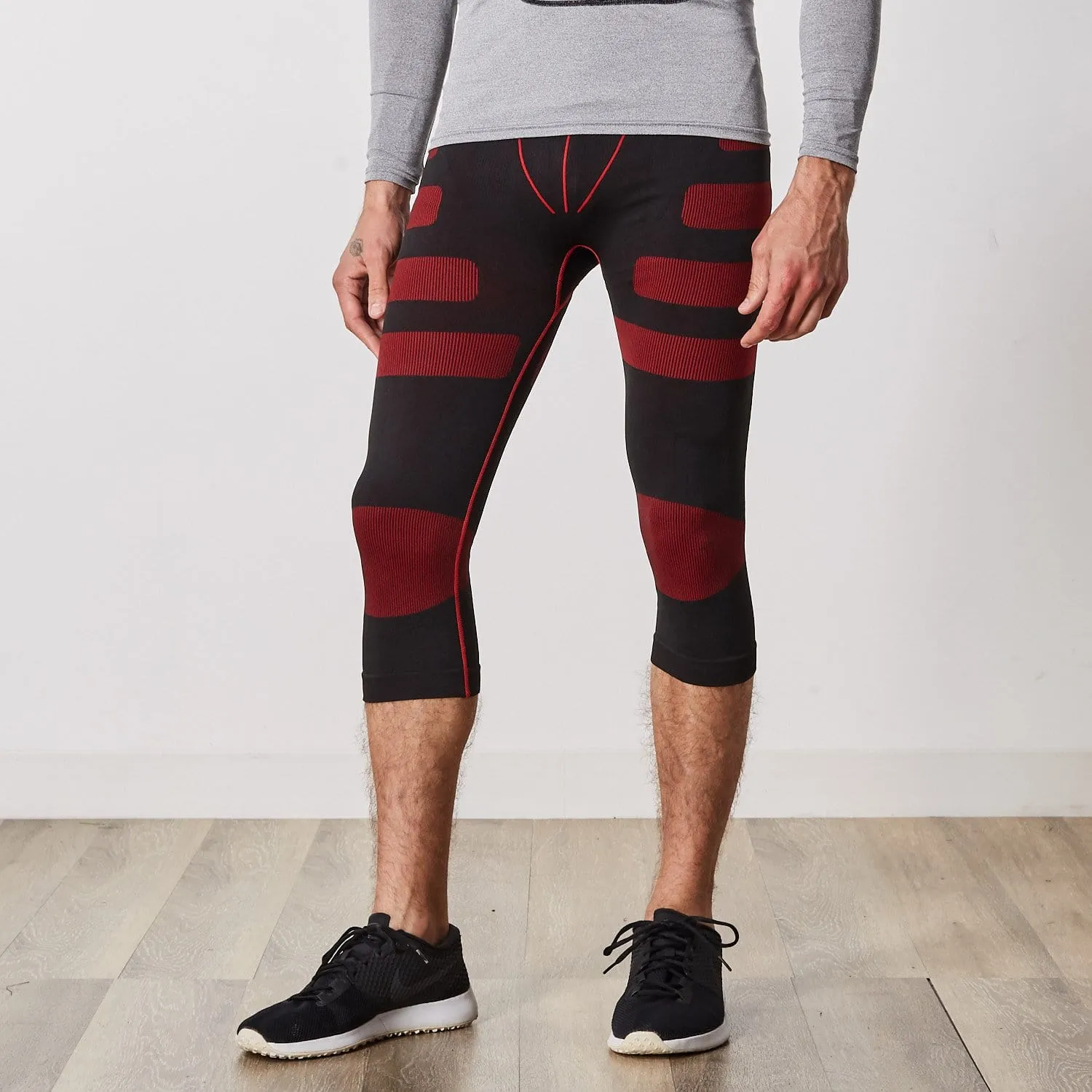 Men's Compression Leggings with Targeted Compression