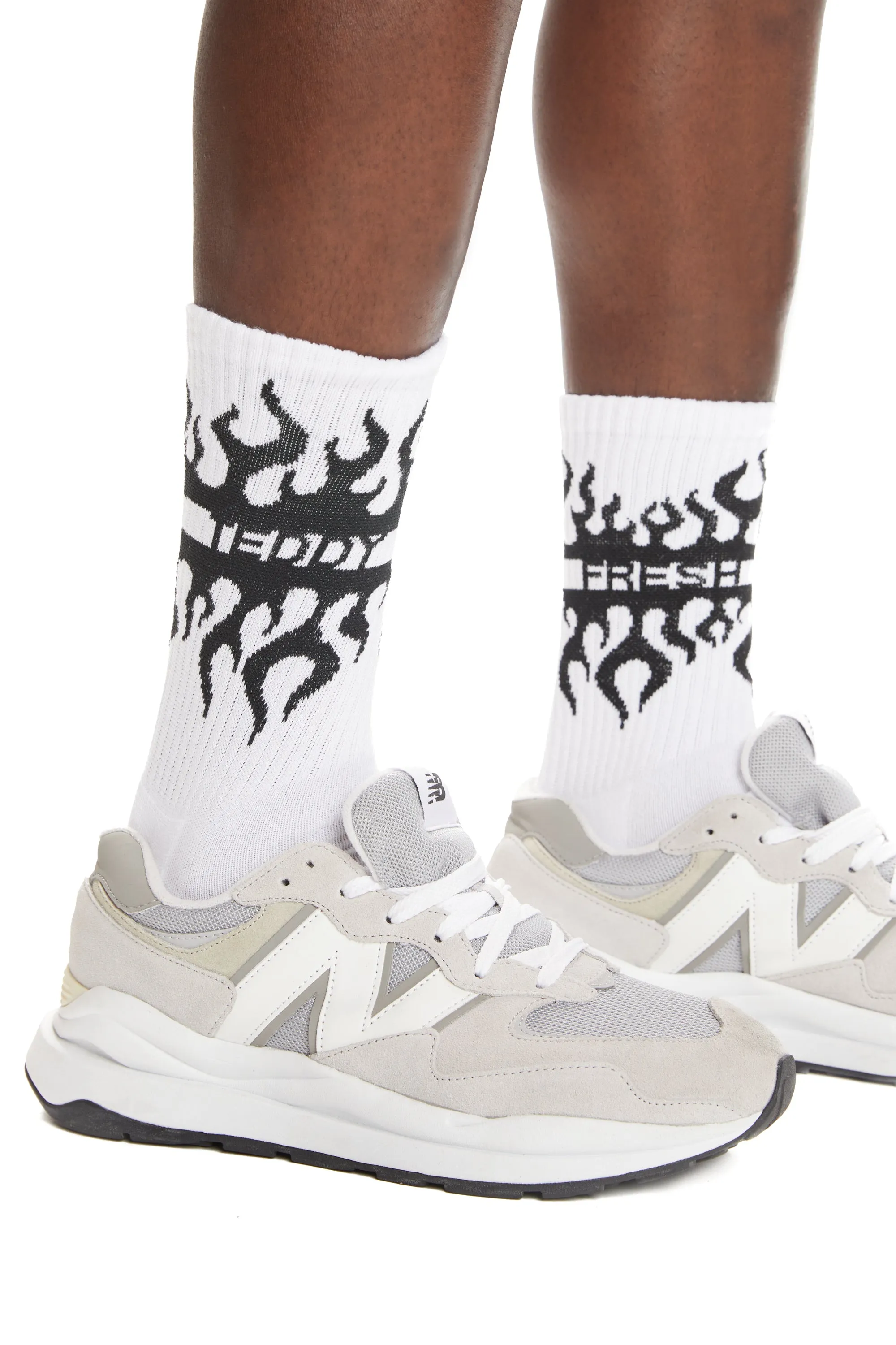 Mirrored Flame Socks - 3 Pack