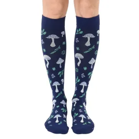 Mushroom Compression Socks with 15-20 mmHg