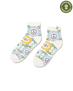 Nature In Bloom Quarter Socks