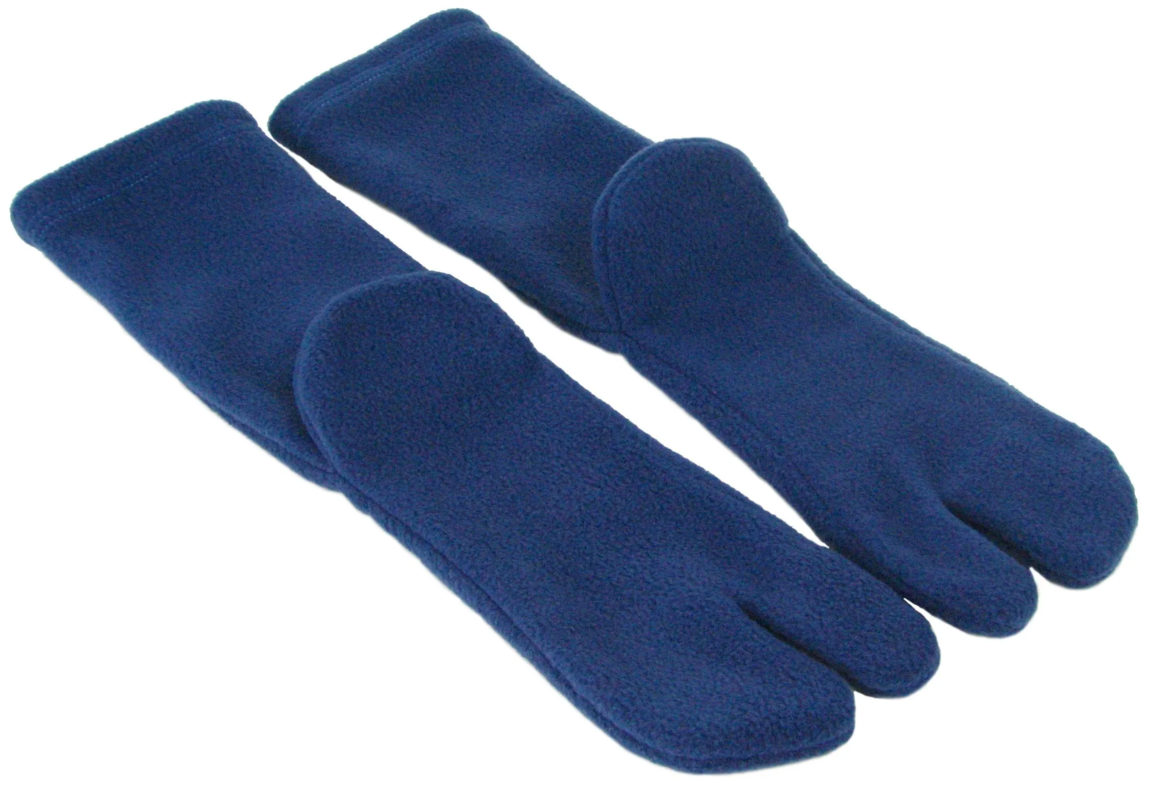 Polar Feet Fleece Tabi Socks - Denim