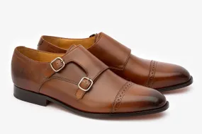 Quarter Brogue Toecap Double Monk