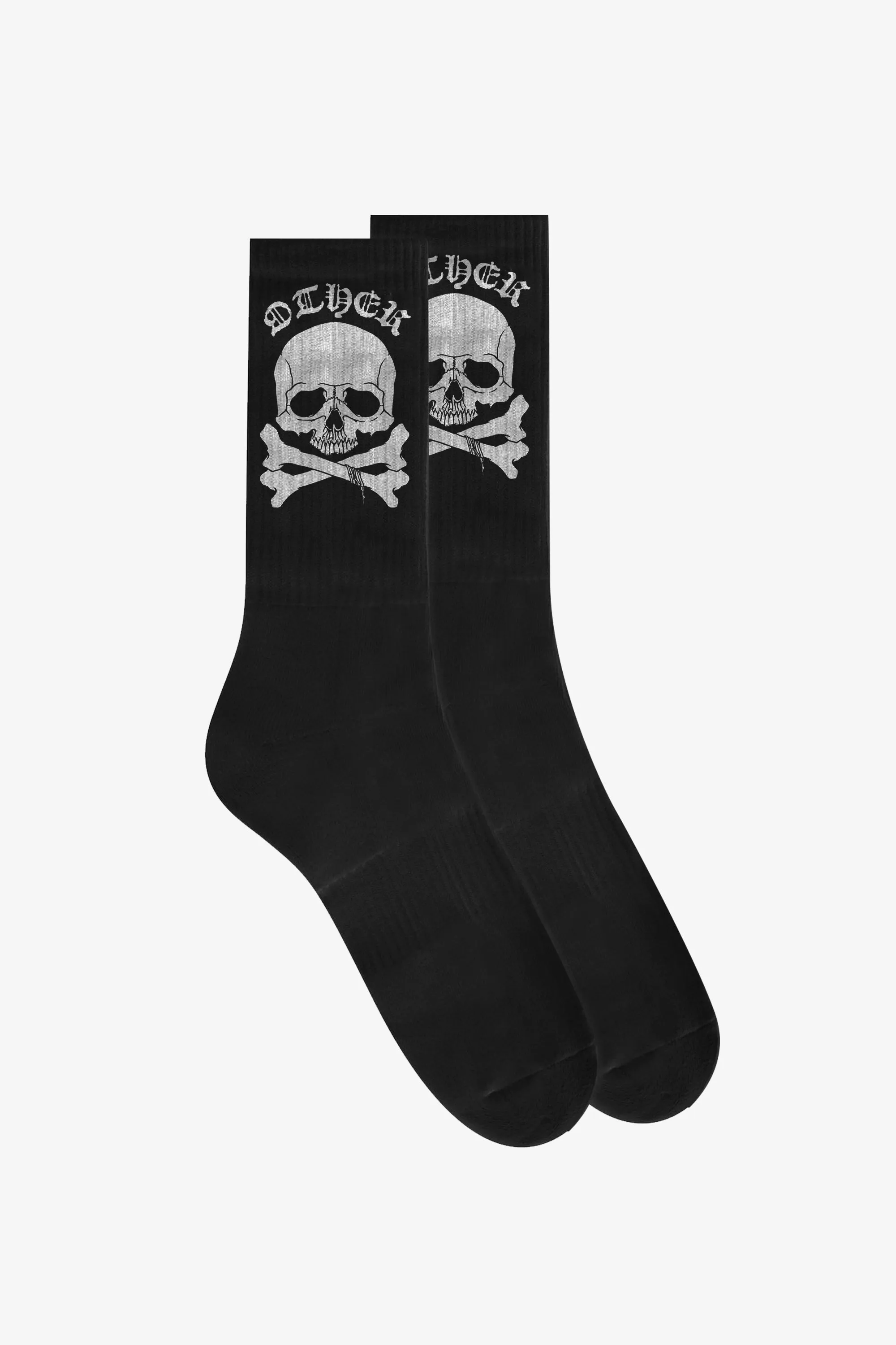 SKULL & CROSSBONES SOCKS  | BLACK