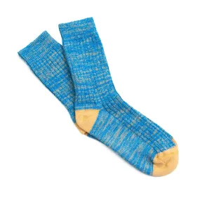 Socks Heather Blue