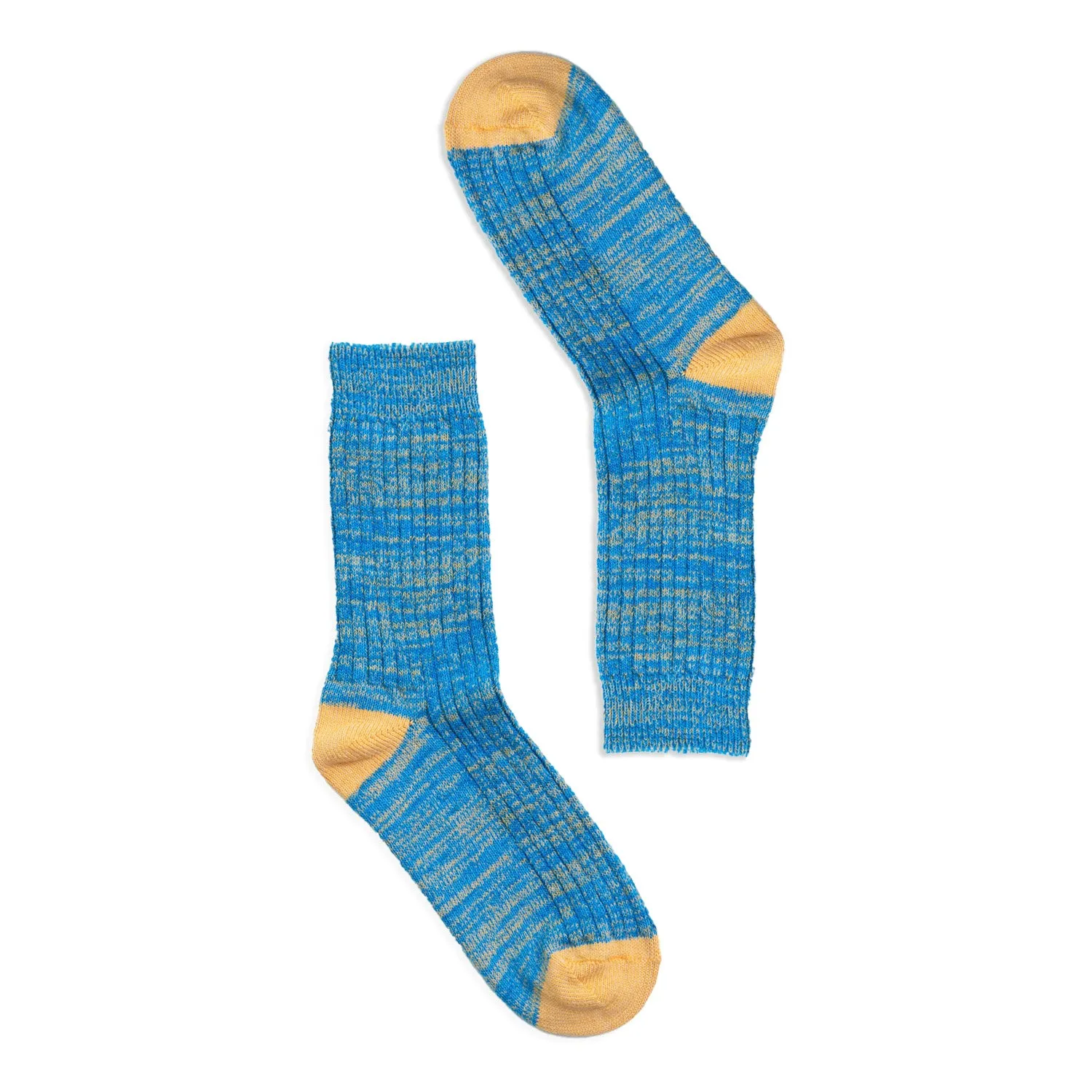 Socks Heather Blue