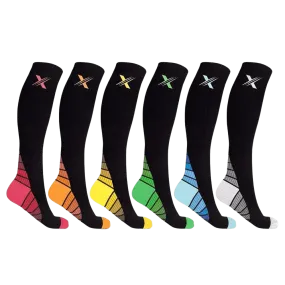 Sports Lightweight Compression Socks (6-Pairs)