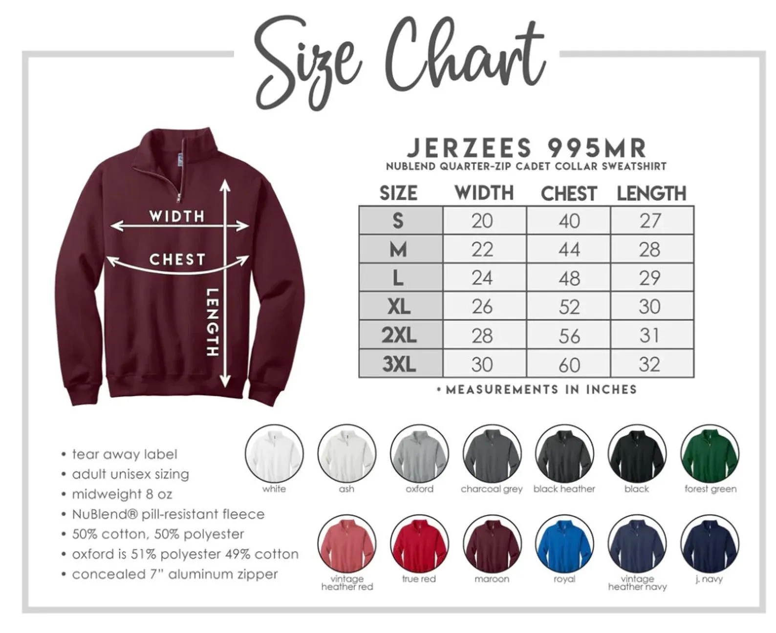 Teacher Personalized Quarter Zip Sweatshirt