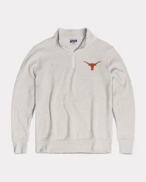 Texas Longhorns Ash Grey Quarter Zip