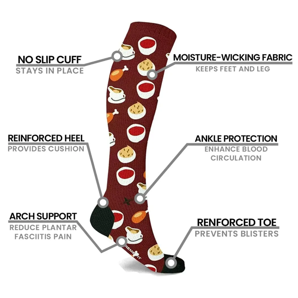 Thanksgiving Compression Socks (3-Pairs)