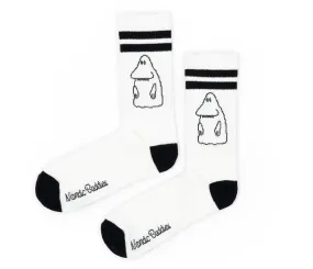 The Groke Retro Men Socks - White