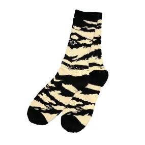 Tiger Camo Socks Natural/Black