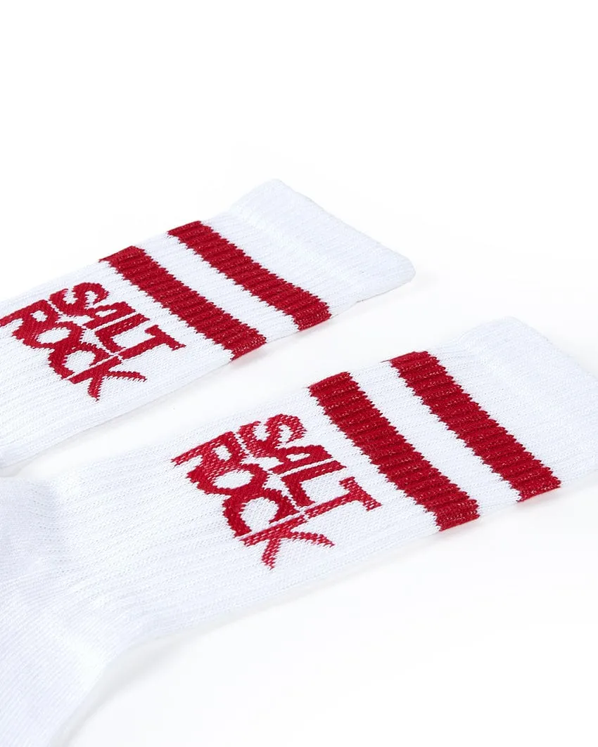 Varsity - Kids 3 Pack Socks - White